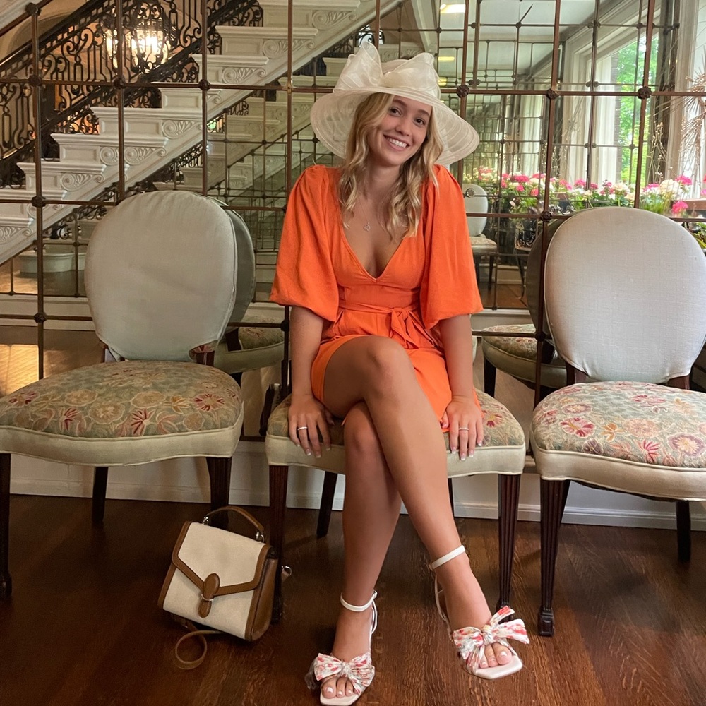 Orange dress
